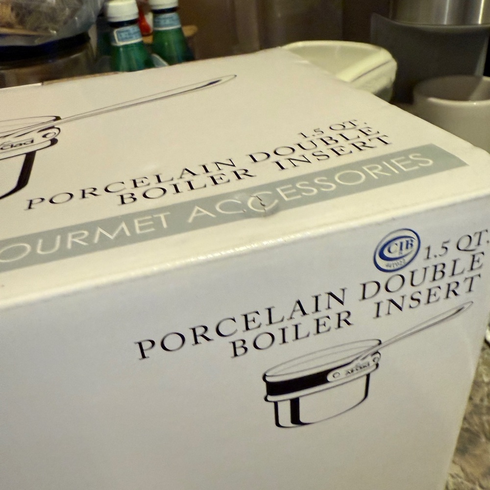 All clad double boiler porcelain insert